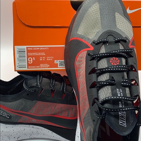 NIKE ZOOM GRAVITY black/university red-white - Picture 12 of 16